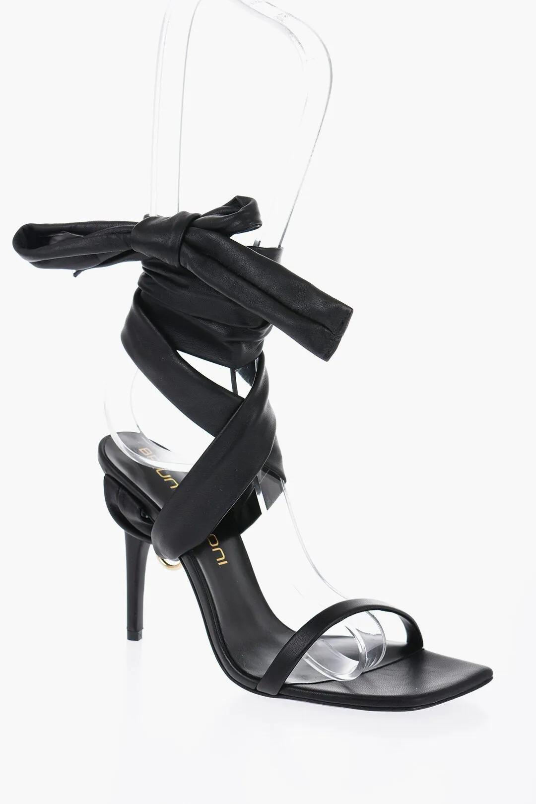 Bruno Frisoni Leather THE RING Sandals with Bow Heel 10.5cm