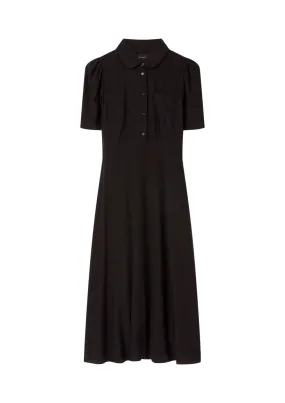 Ginger Silk Midi Dress