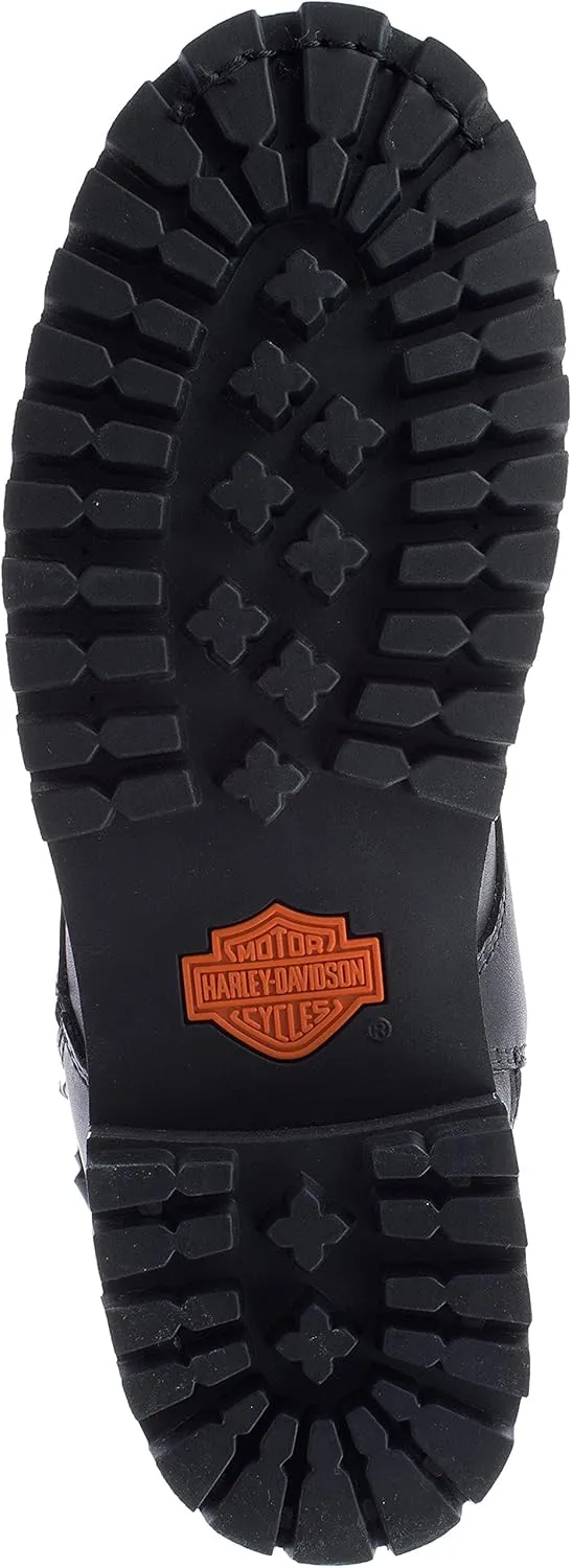 Harley-Davidson Women's Grimes 12-Inch Black Motorcycle Boots, D87205
