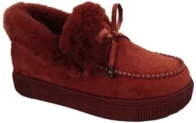 Ladmiple Winter Boots For Women Wide Width Snow Boots Comfortable Slip on Fur Lined Cold Weather Warm Ankle Booties