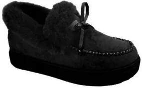 Lausiuoe Boots For Women Ankle Booties Warm Snow Boots Winter Shoes Fur Lined Slip On Casual Fashion Trendy Loafers Shoes