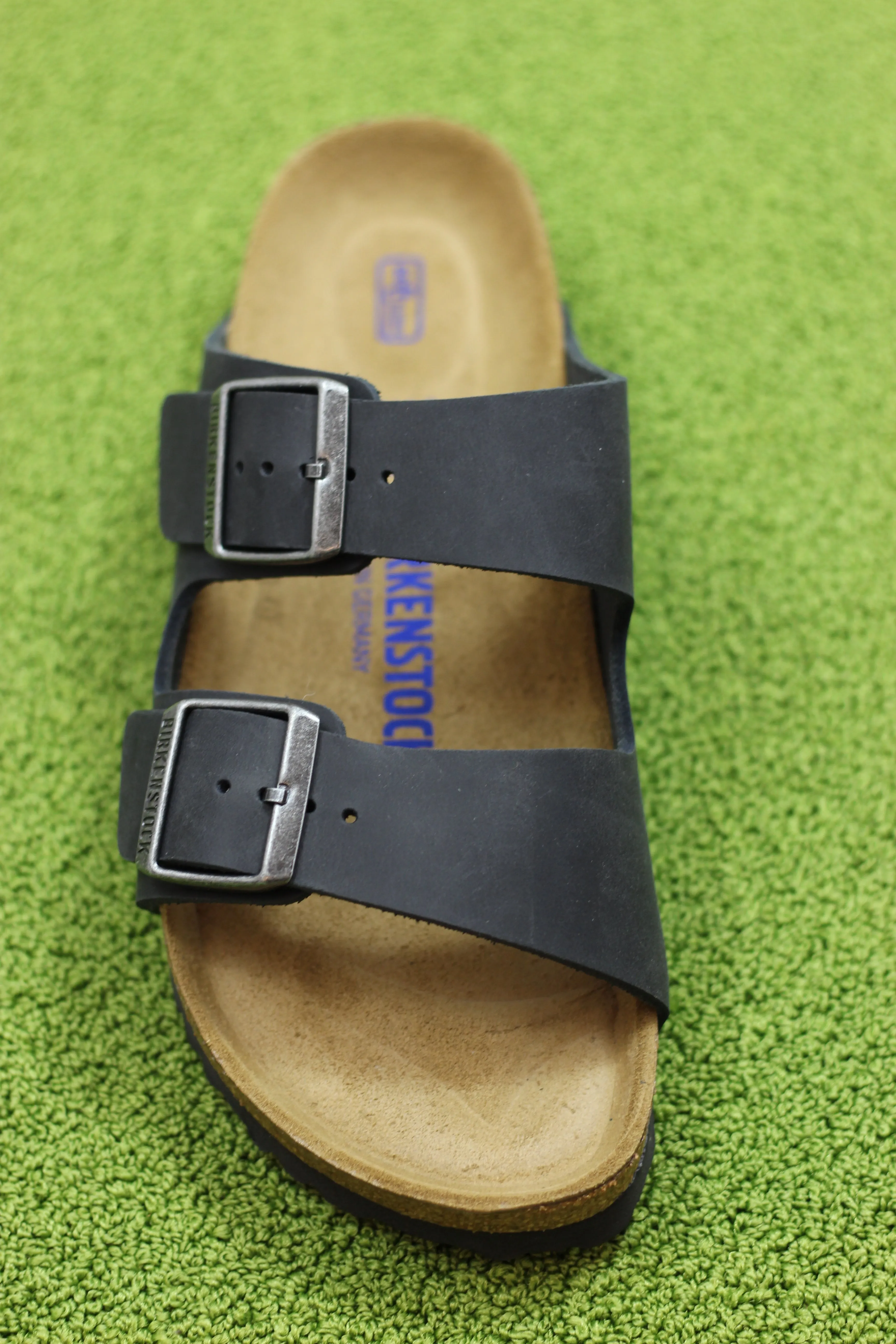 Men's Arizona Sandal - Black Oiled Leather