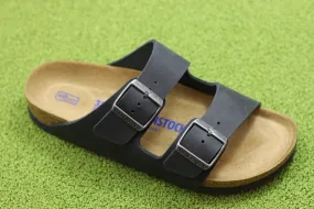 Men's Arizona Sandal - Black Oiled Leather