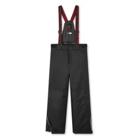 New Kids Unisex Canadiana Snow pants in black with removable suspenders, Sz 3T