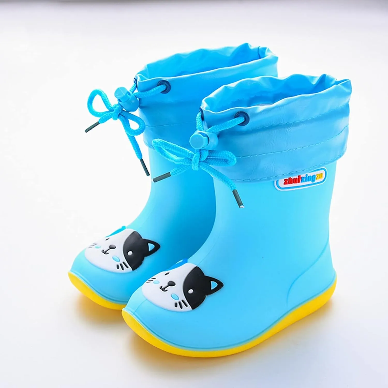 Rubber Soft Water Shoes for Toddler Baby Infant Beach Pool Boots Flat Non Slip Outdoor Sport Rain Boots Lightweight