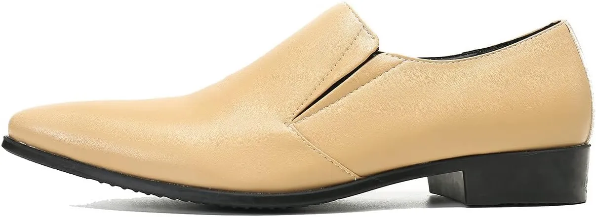 Santimon Men's Loafers Casual Penny Slip On Loafers for Men Fashion Prom Wedding Ballroom Tuxedo Party Smoking Summer Walking Shoes for Boy