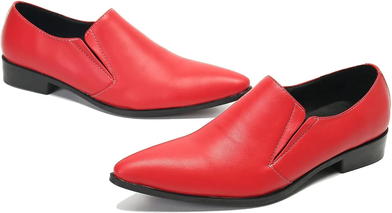 Santimon Men's Loafers Casual Penny Slip On Loafers for Men Fashion Prom Wedding Ballroom Tuxedo Party Smoking Summer Walking Shoes for Boy