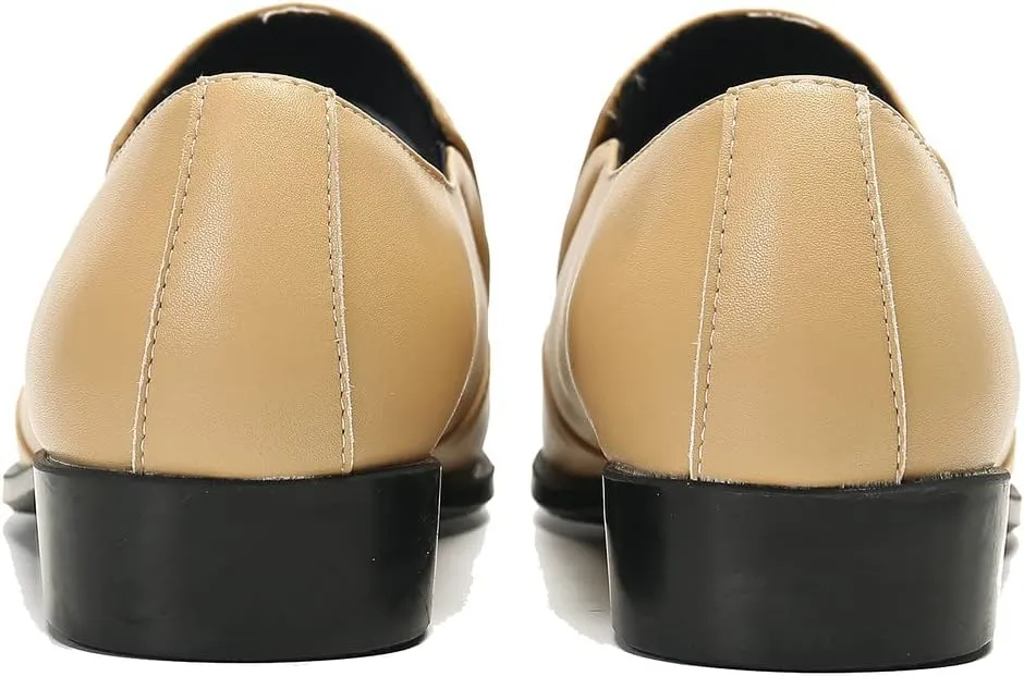Santimon Men's Loafers Casual Penny Slip On Loafers for Men Fashion Prom Wedding Ballroom Tuxedo Party Smoking Summer Walking Shoes for Boy