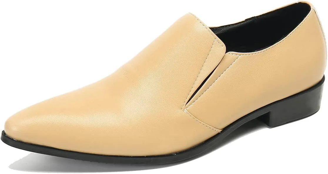 Santimon Men's Loafers Casual Penny Slip On Loafers for Men Fashion Prom Wedding Ballroom Tuxedo Party Smoking Summer Walking Shoes for Boy