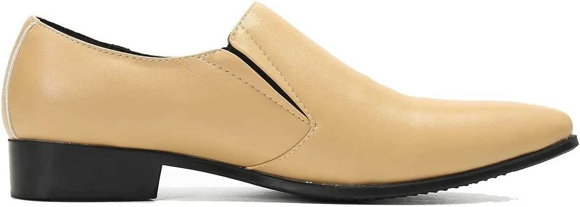 Santimon Men's Loafers Casual Penny Slip On Loafers for Men Fashion Prom Wedding Ballroom Tuxedo Party Smoking Summer Walking Shoes for Boy