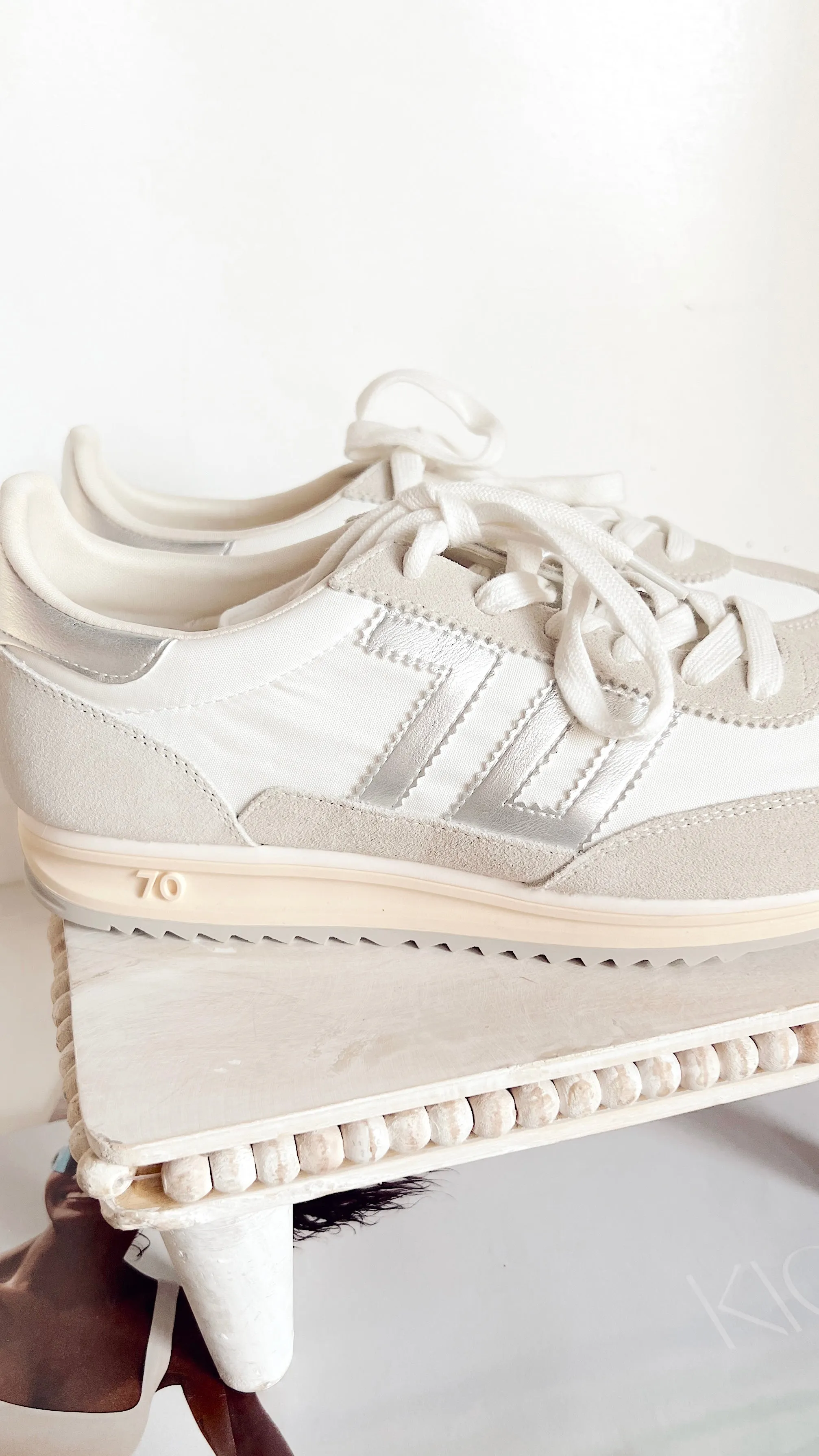 The Back 70 Barkley Jogger Sneaker - Metallic Silver