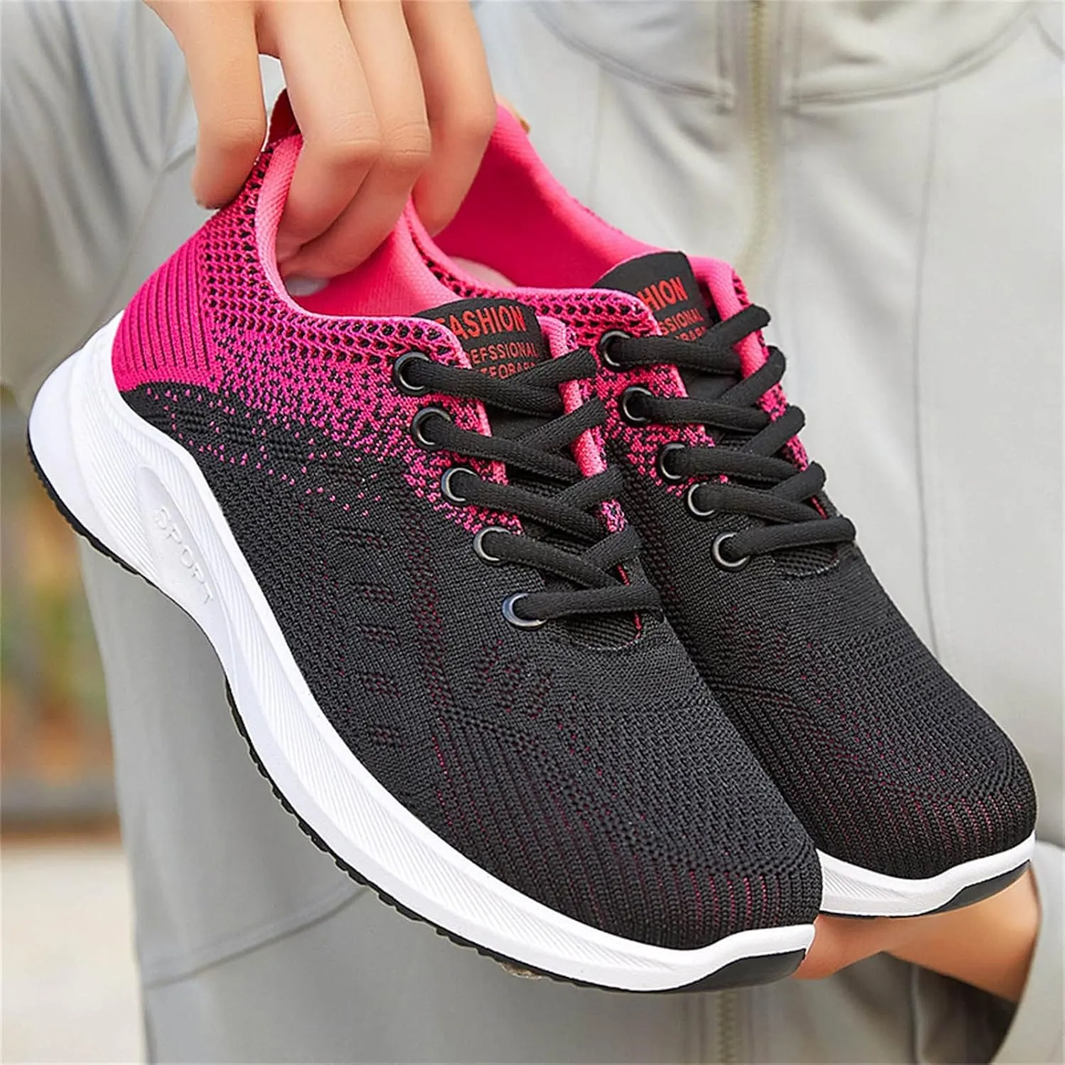 Women's Fashion Sneaker Lace Up Low Top Comfortable Walking Shoes Women Tennis Shoes Clearance Women's Navy Loafers High Top Platform Sneakers for Women