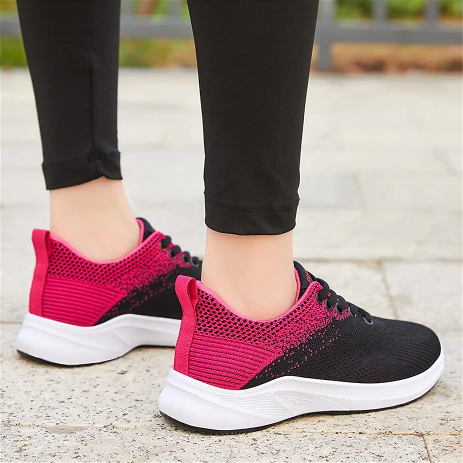 Women's Fashion Sneaker Lace Up Low Top Comfortable Walking Shoes Women Tennis Shoes Clearance Women's Navy Loafers High Top Platform Sneakers for Women